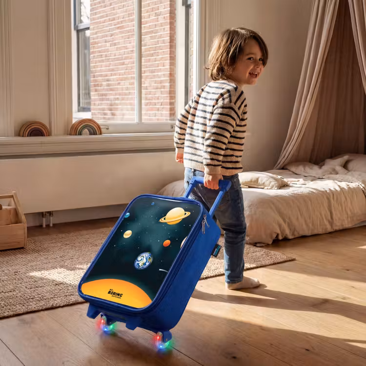 Children's suitcase - Blue - Planets of the solar system — 2
