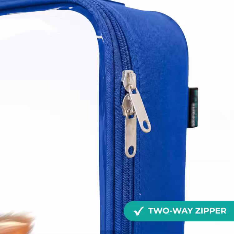 Children's suitcase - Blue - Portrait of a kitten surrounded by butterflies — 6