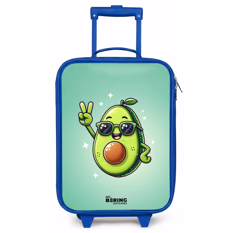 Children's suitcase - Blue - Appie avocado — 1