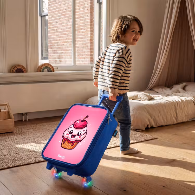 Children's suitcase - Blue - Carrie cupcake — 2