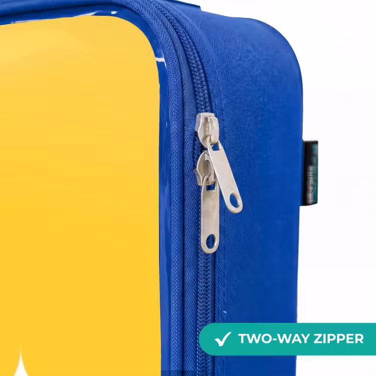 Children's suitcase - Blue - Smiling banana with black sunglasses — 6