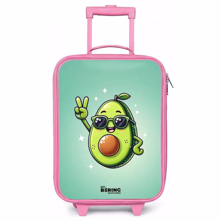 Children's suitcase - Pink - Appie avocado — 1