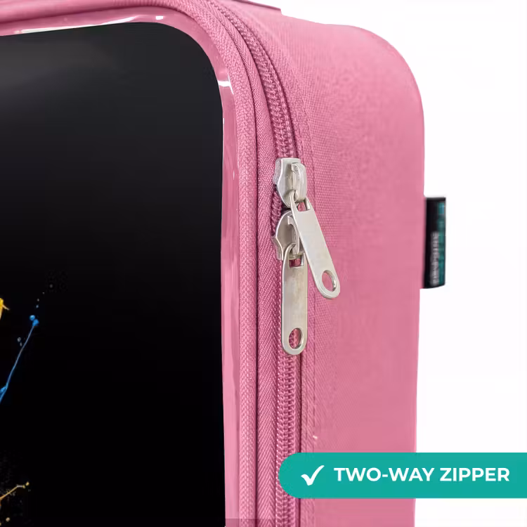 Children's suitcase - Pink - Colorful parrot — 4