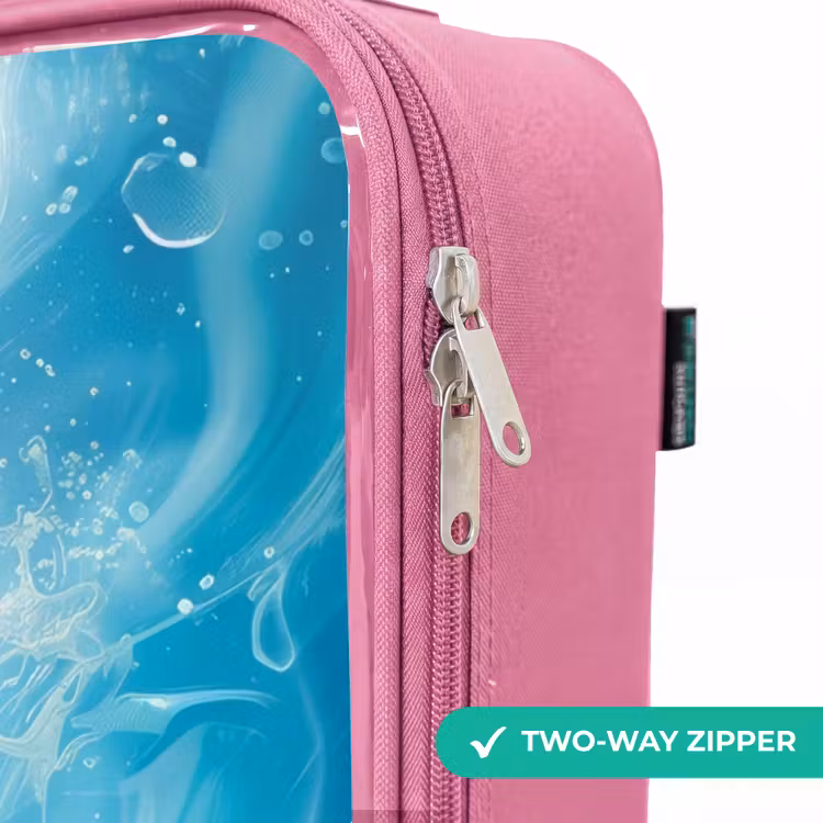 Children's suitcase - Pink - Seal pup in clear blue water — 4