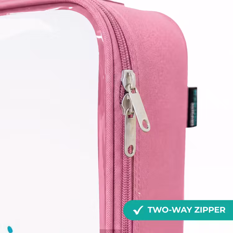 Children's suitcase - Pink - Turtle - Water colors - Animals — 4