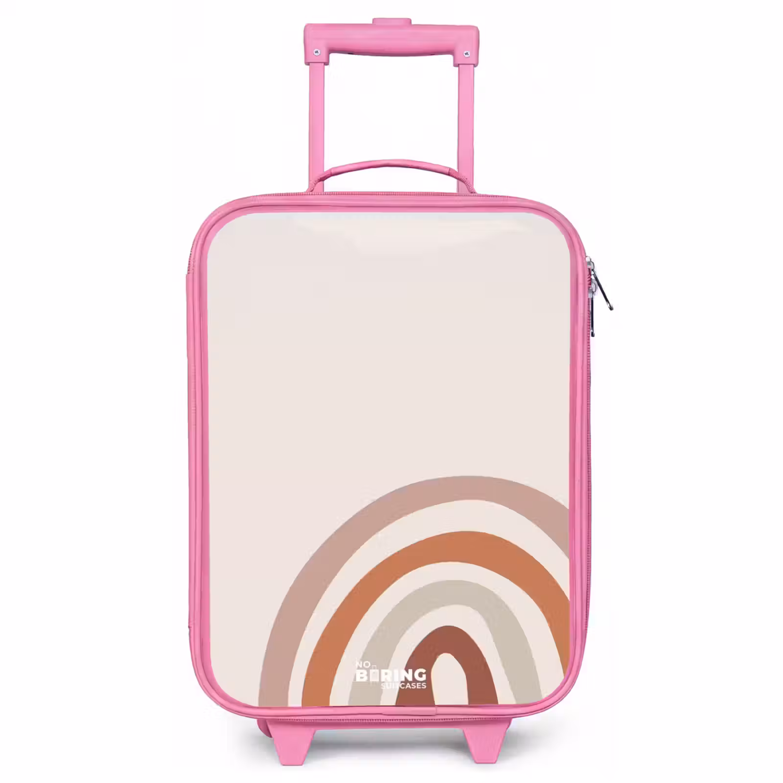 Children's suitcase - Pink - Raw rainbow natural — 1