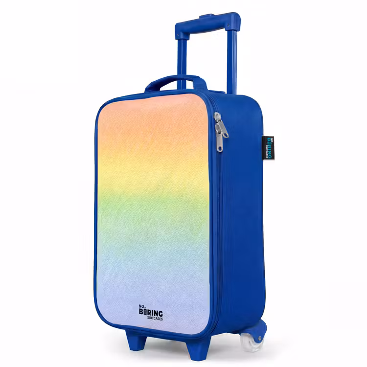 Children's suitcase - Blue - Pastel rainbow of chalk — 5