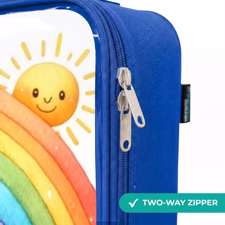 Children's suitcase - Blue - Pirate on an island with treasure — 6