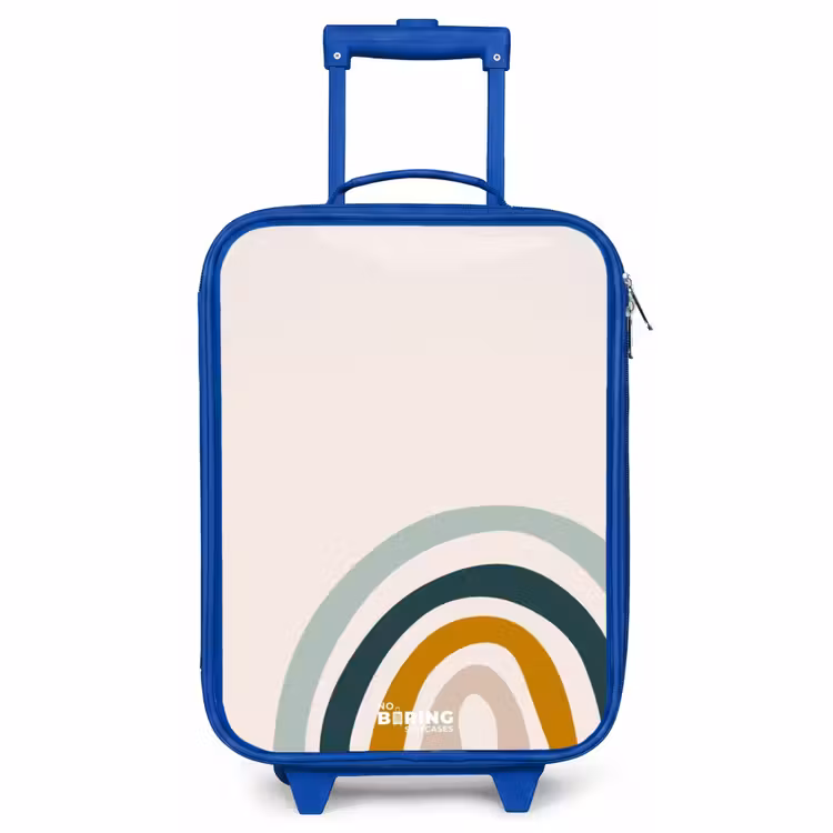 Children's suitcase - Blue - Raw rainbow aqua — 1