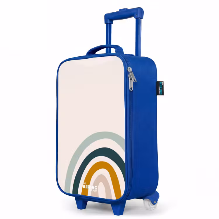 Children's suitcase - Blue - Raw rainbow aqua — 5