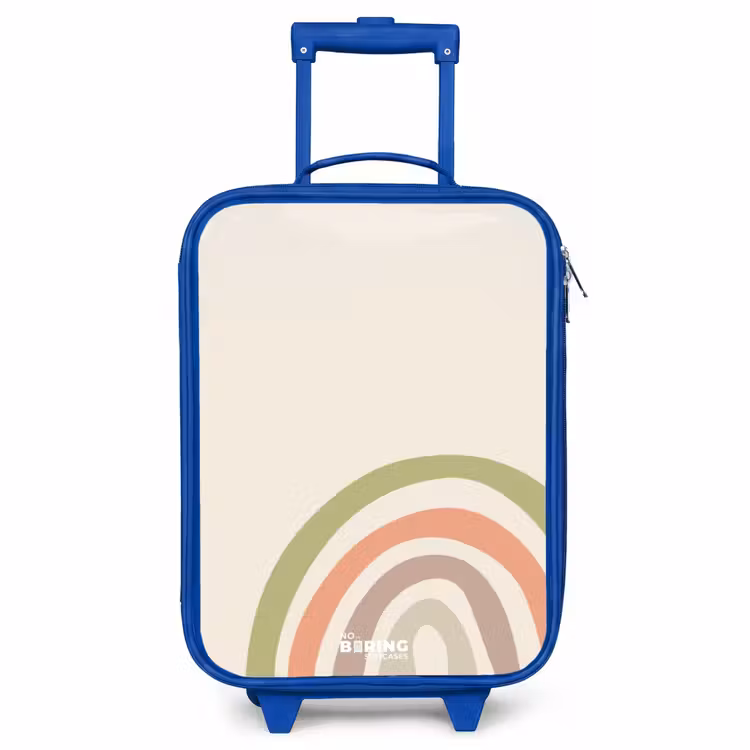 Children's suitcase - Blue - Raw rainbow pastel — 1