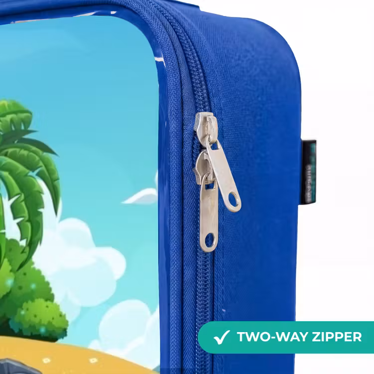 Children's suitcase - Blue - Sailing ship on the ocean — 6