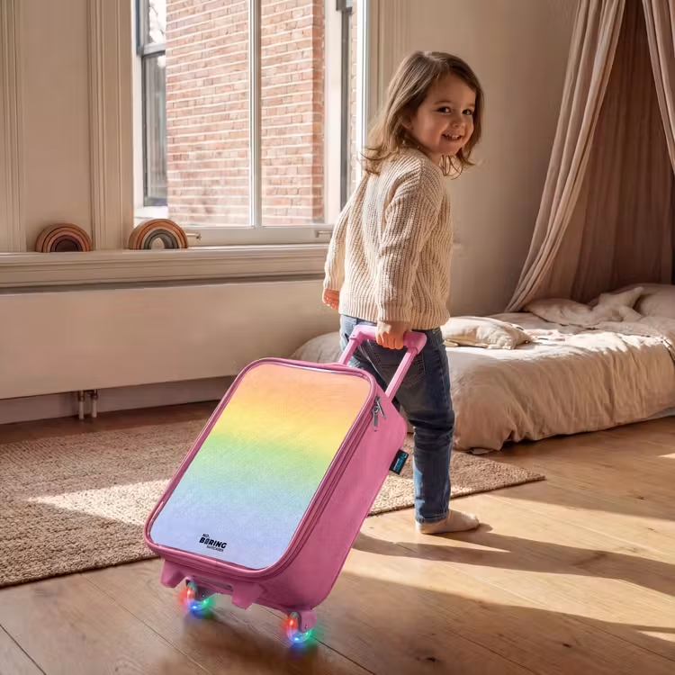 Children's suitcase - Pink - Pastel rainbow of chalk — 2