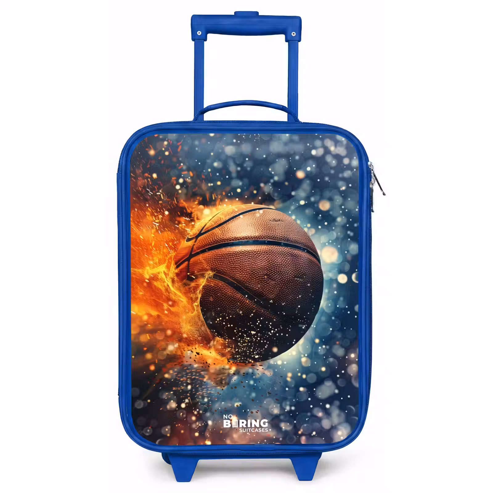 Children's suitcase - Blue - Vibrant basketball — 1