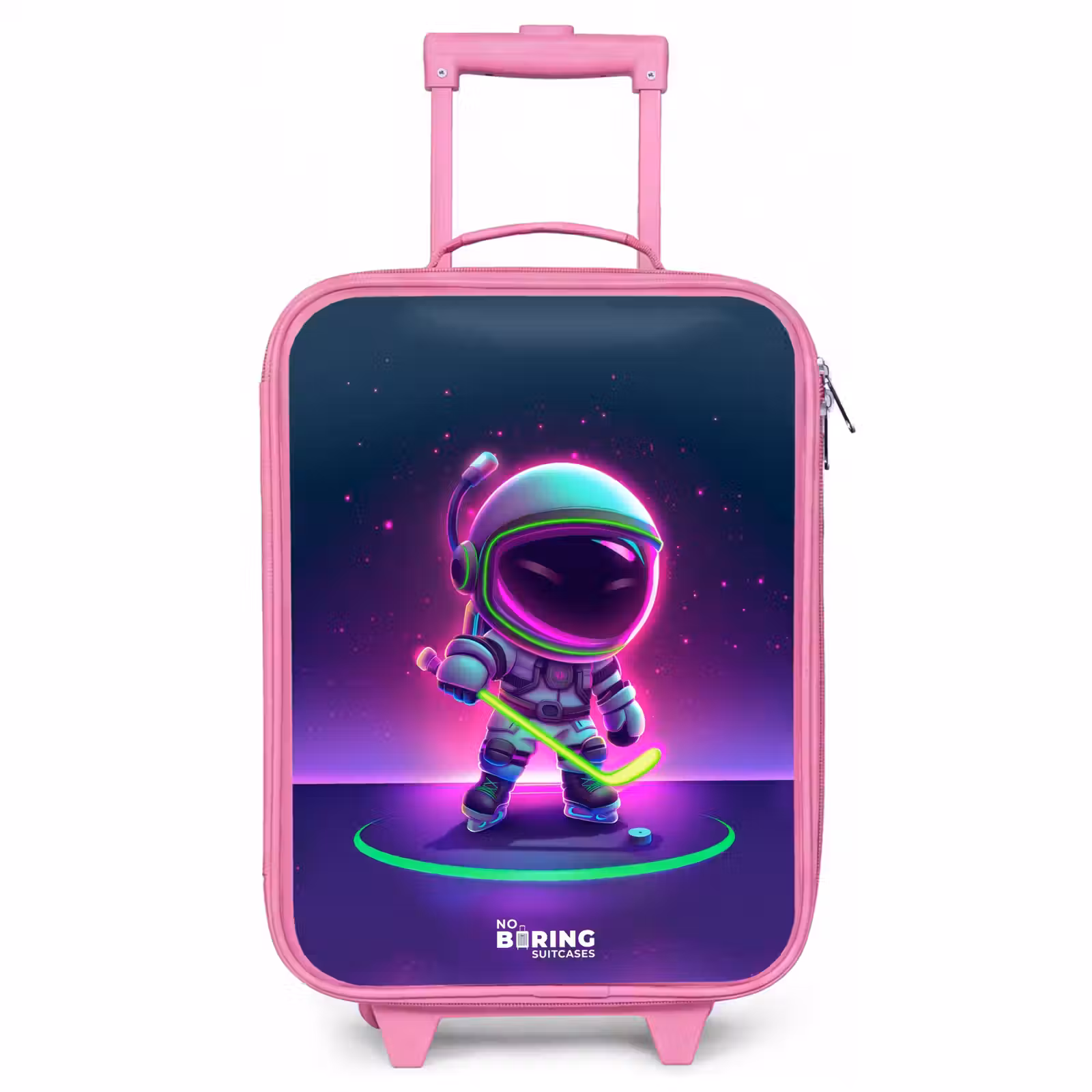 Children's suitcase - Pink - Space field hockey — 1