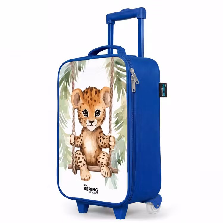 Children's suitcase - Blue - Levi leopard — 5