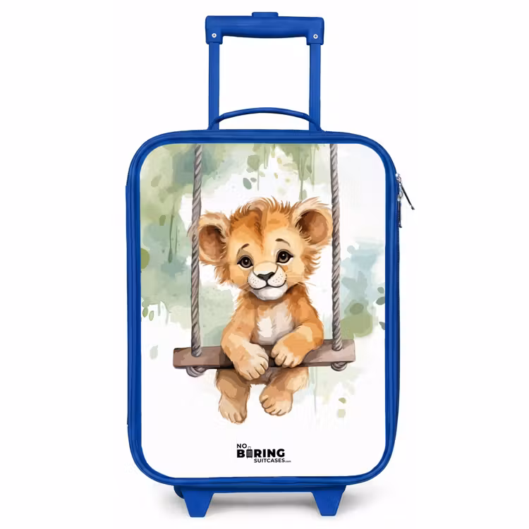 Children's suitcase - Blue - Lucas lion — 1