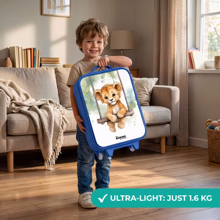 Children's suitcase - Blue - Lucas lion — 3