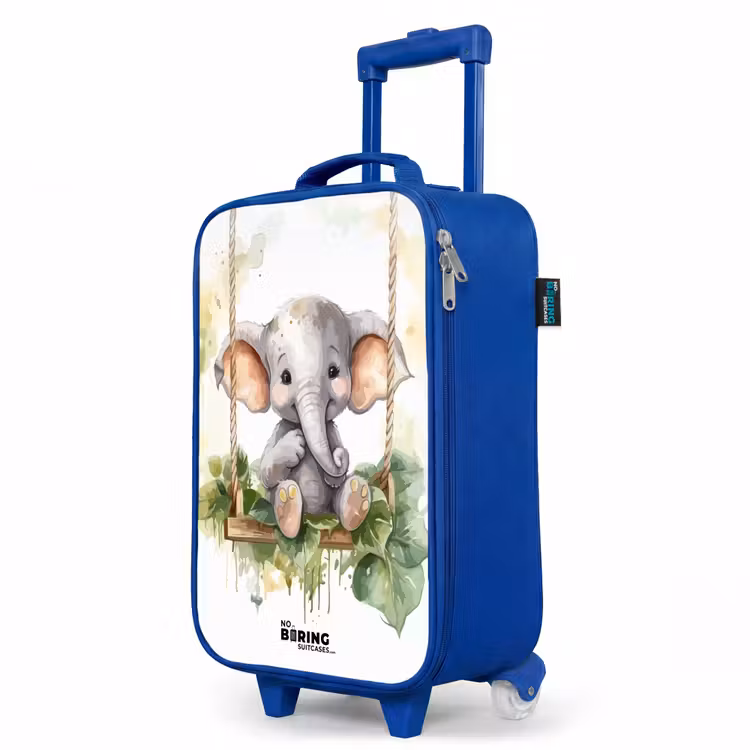 Children's suitcase - Blue - Onno elephant — 5