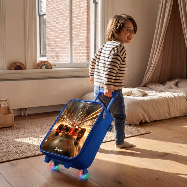 Children's suitcase - Blue - Rapid red — 2