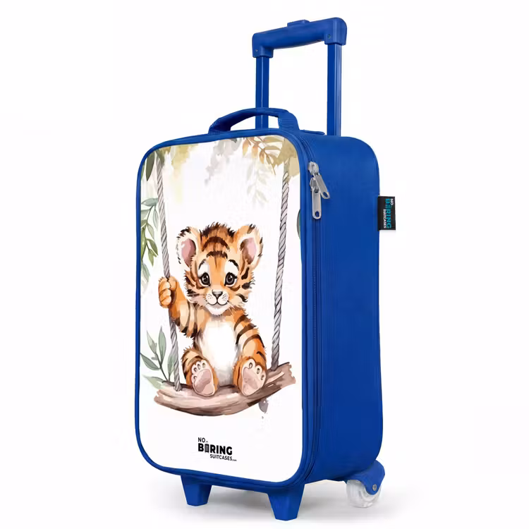 Children's suitcase - Blue - Timo tiger — 5