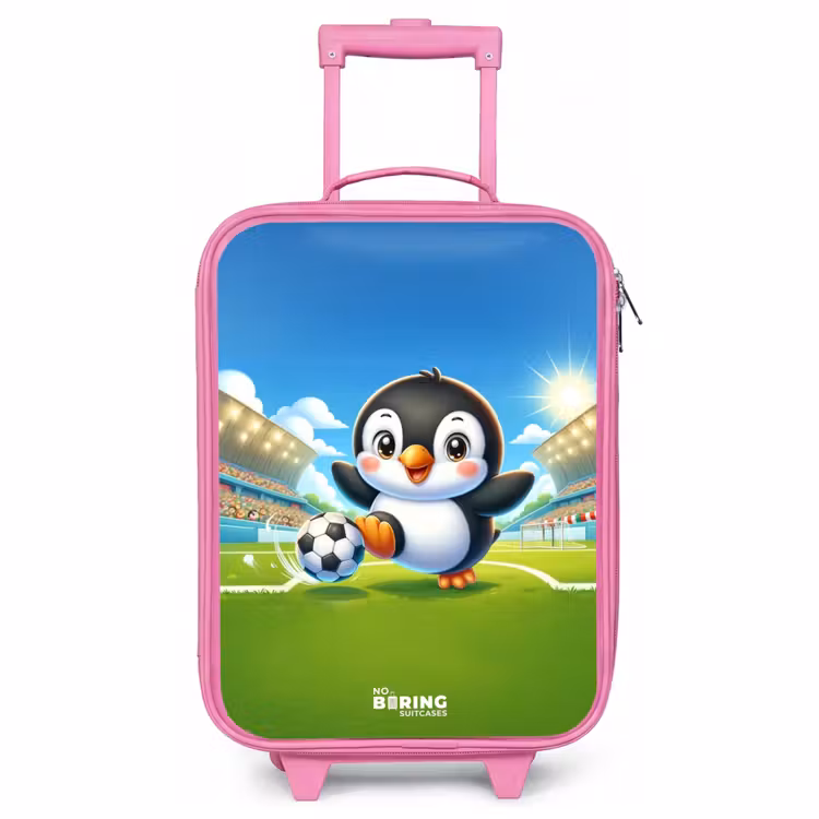 Children's suitcase - Pink - Penalty penguin — 1
