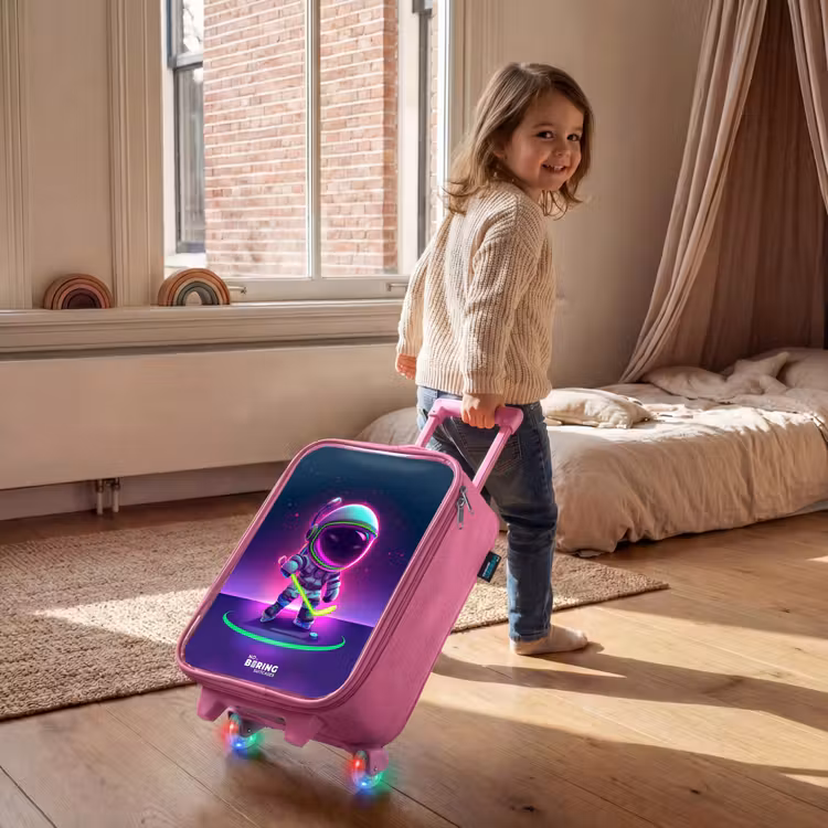Children's suitcase - Pink - Space field hockey — 2