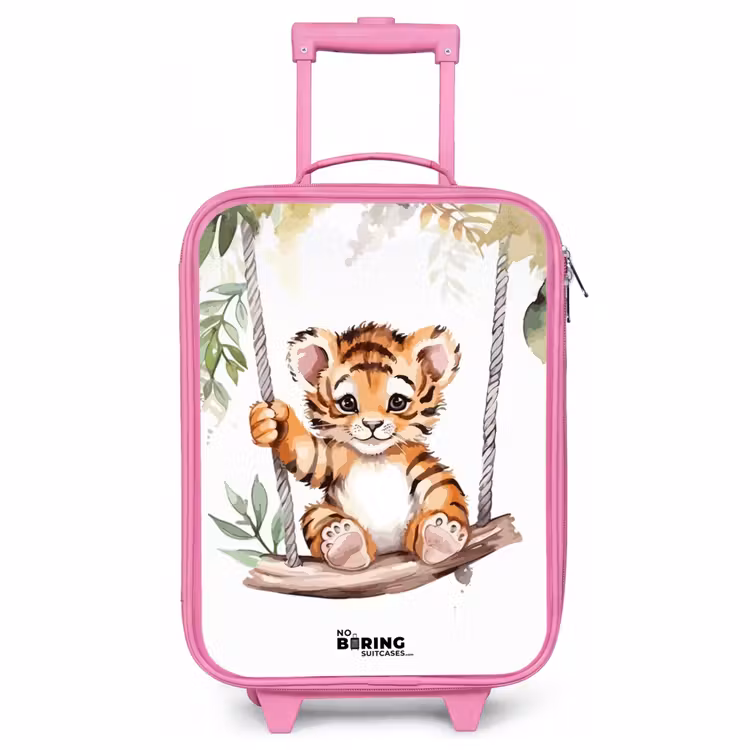 Children's suitcase - Pink - Timo tiger — 1