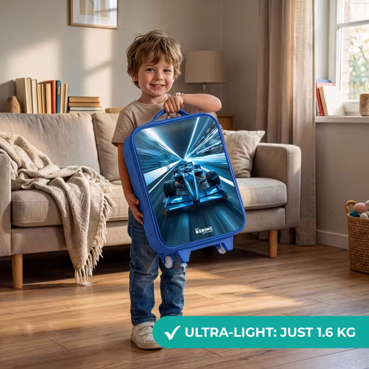Children's suitcase - Blue - Blazing blue — 3