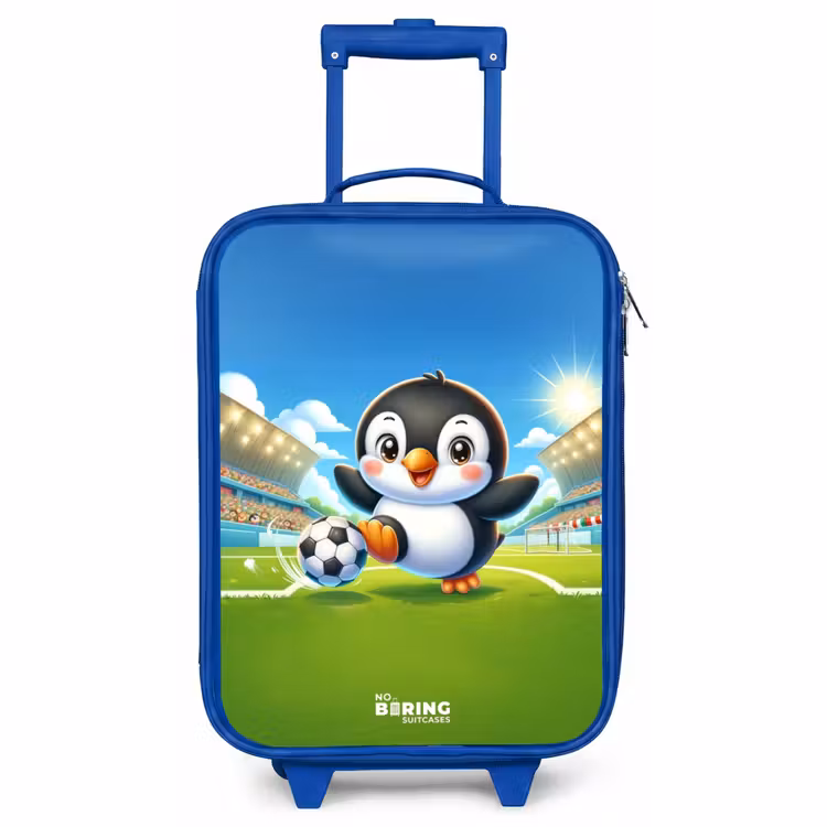 Children's suitcase - Blue - Penalty penguin — 1