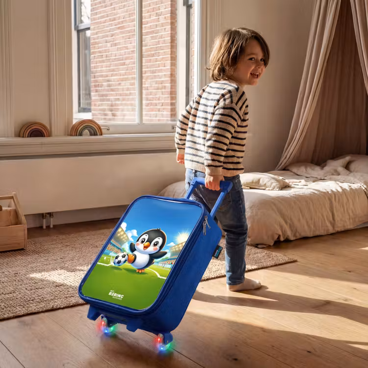 Children's suitcase - Blue - Penalty penguin — 2