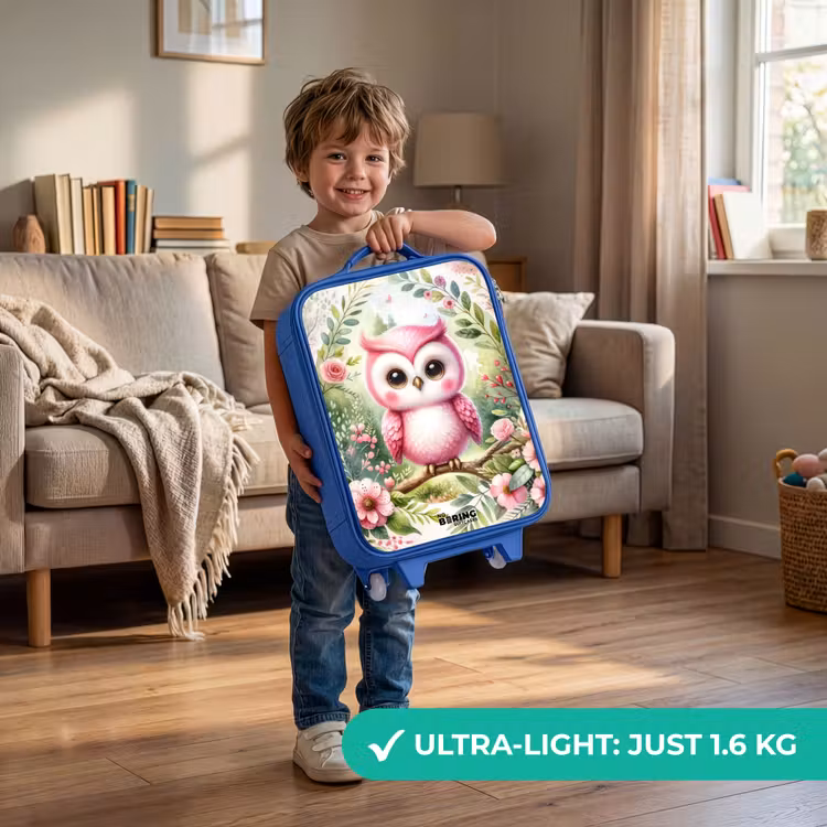 Children's suitcase - Blue - Pink Raphael — 3