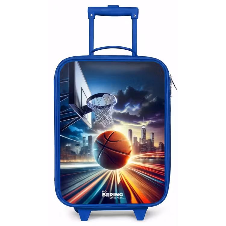 Children's suitcase - Blue - Slam dunk — 1