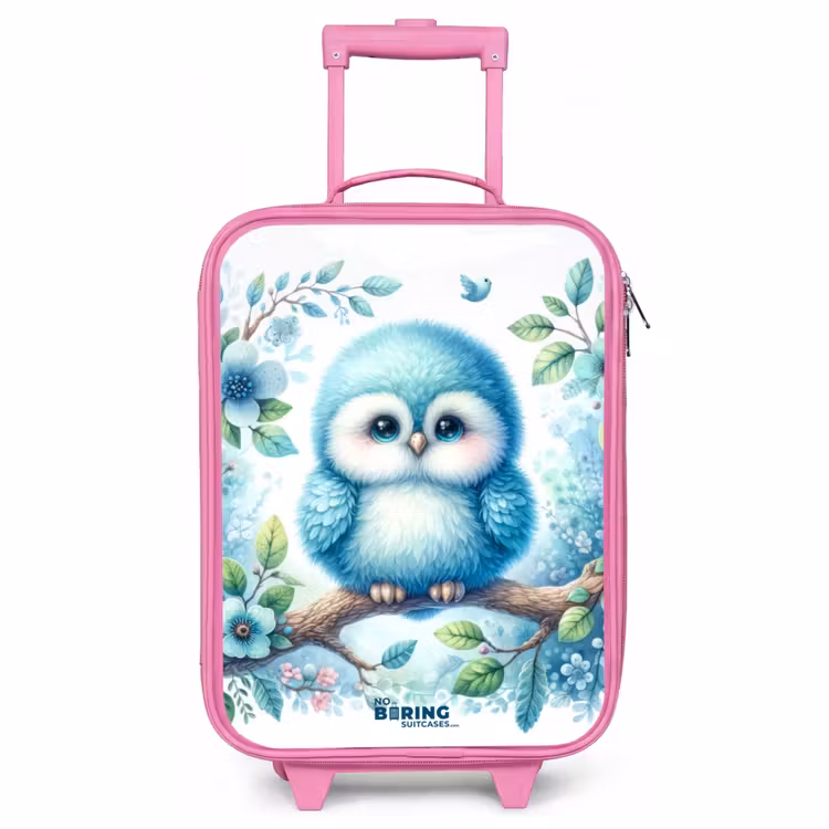 Children's suitcase - Pink - Baudouin blue coat — 1