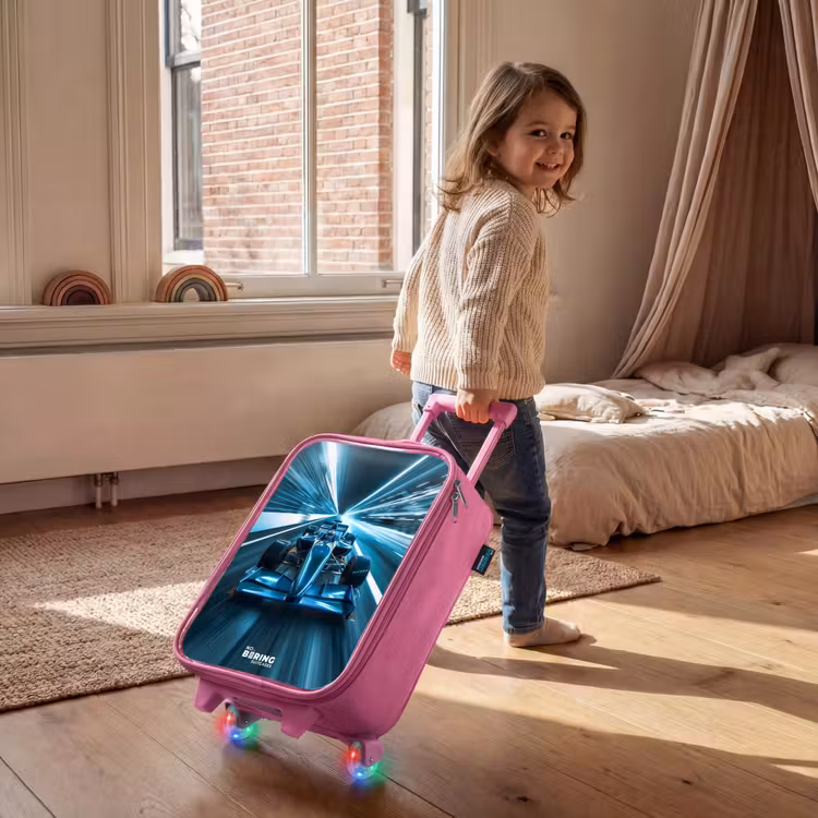 Children's suitcase - Pink - Blazing blue — 2