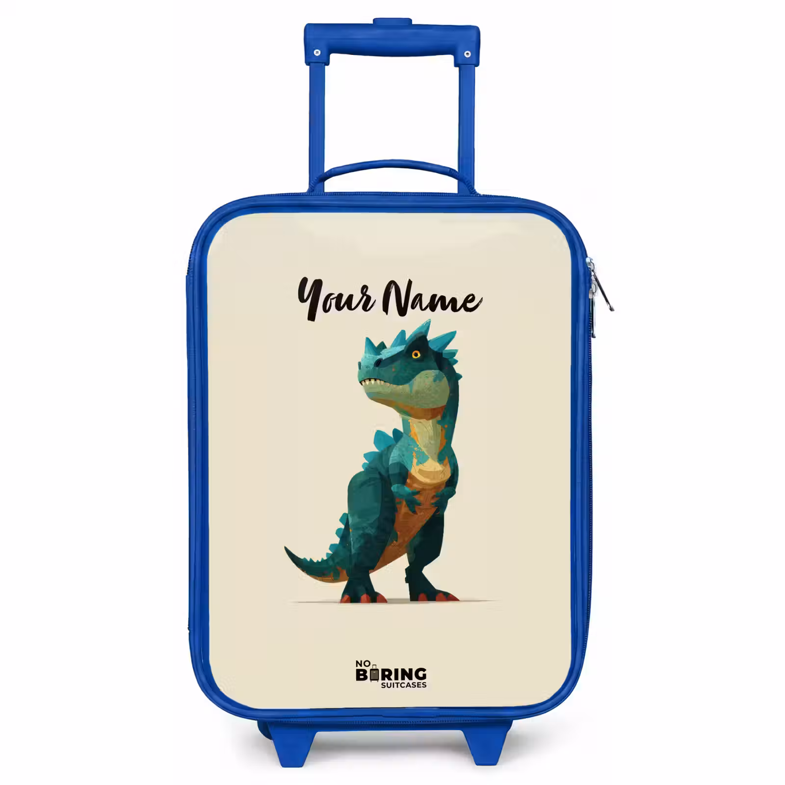 Children's suitcase - Blue - Dino - Animal - Green — 1