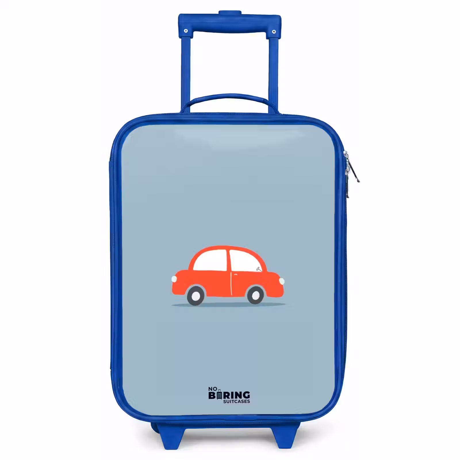 Children's suitcase - Blue - Red car blue background — 1