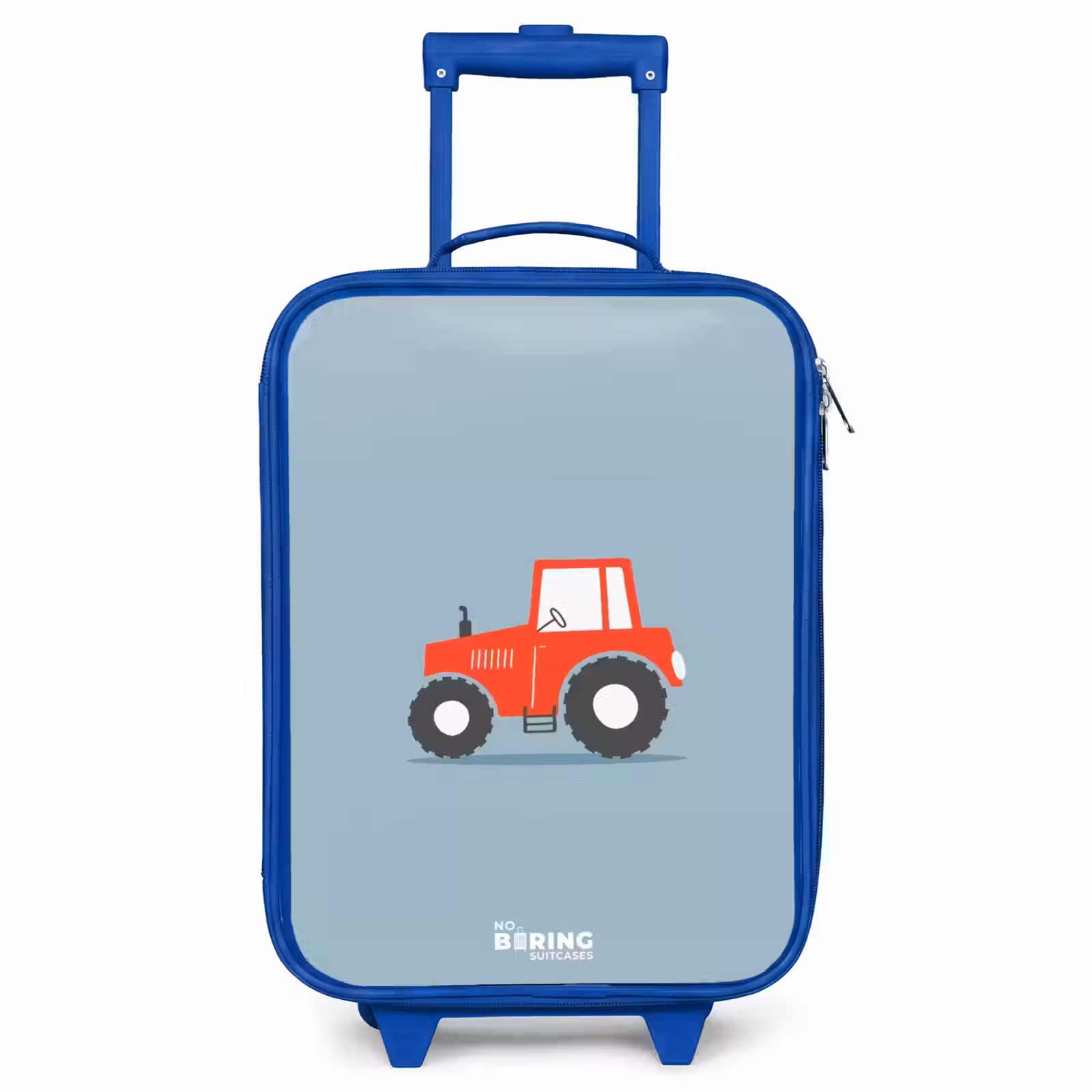 Children's suitcase - Blue - Red trigger blue background — 1