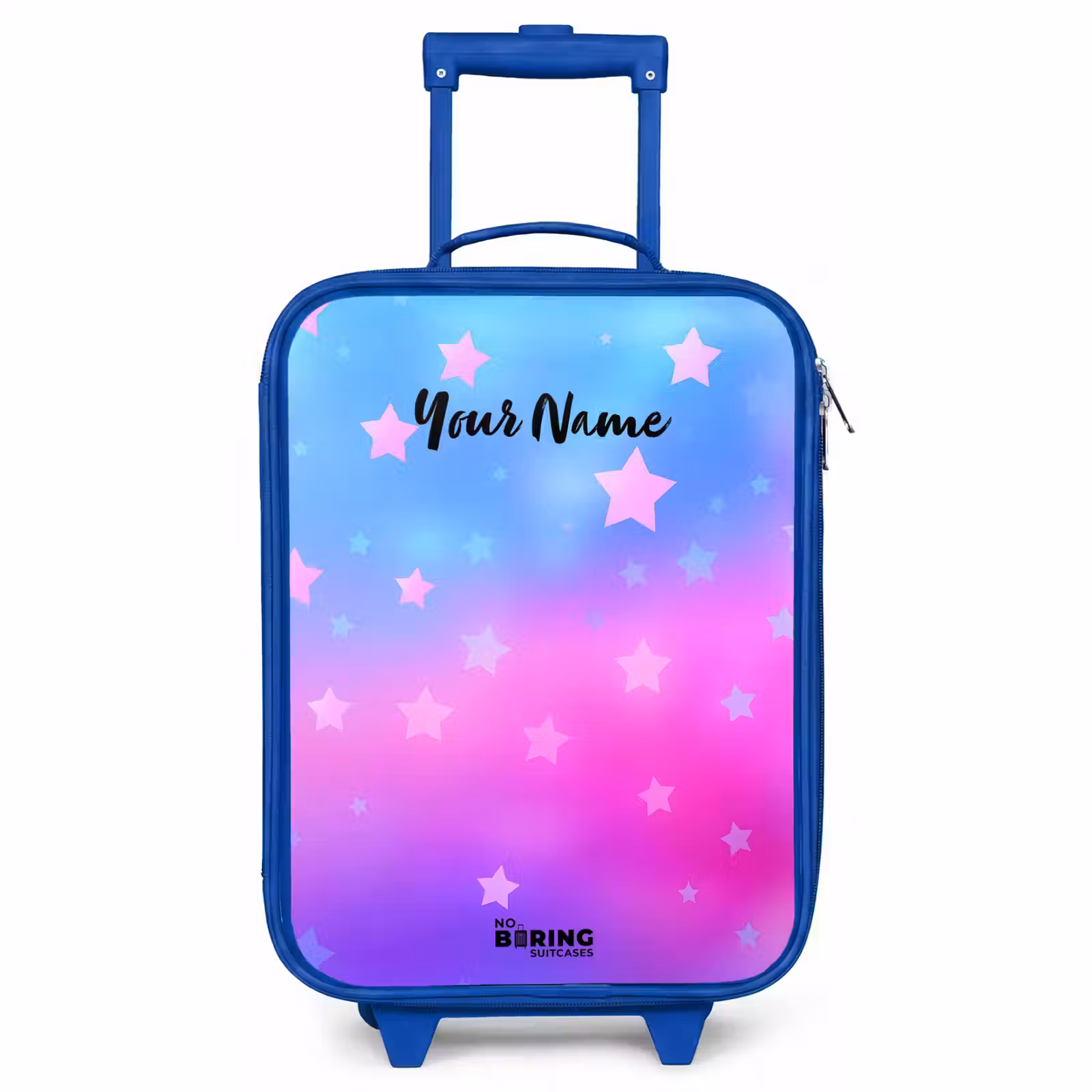 Children's suitcase - Blue - Stars - Pink - Blue — 1