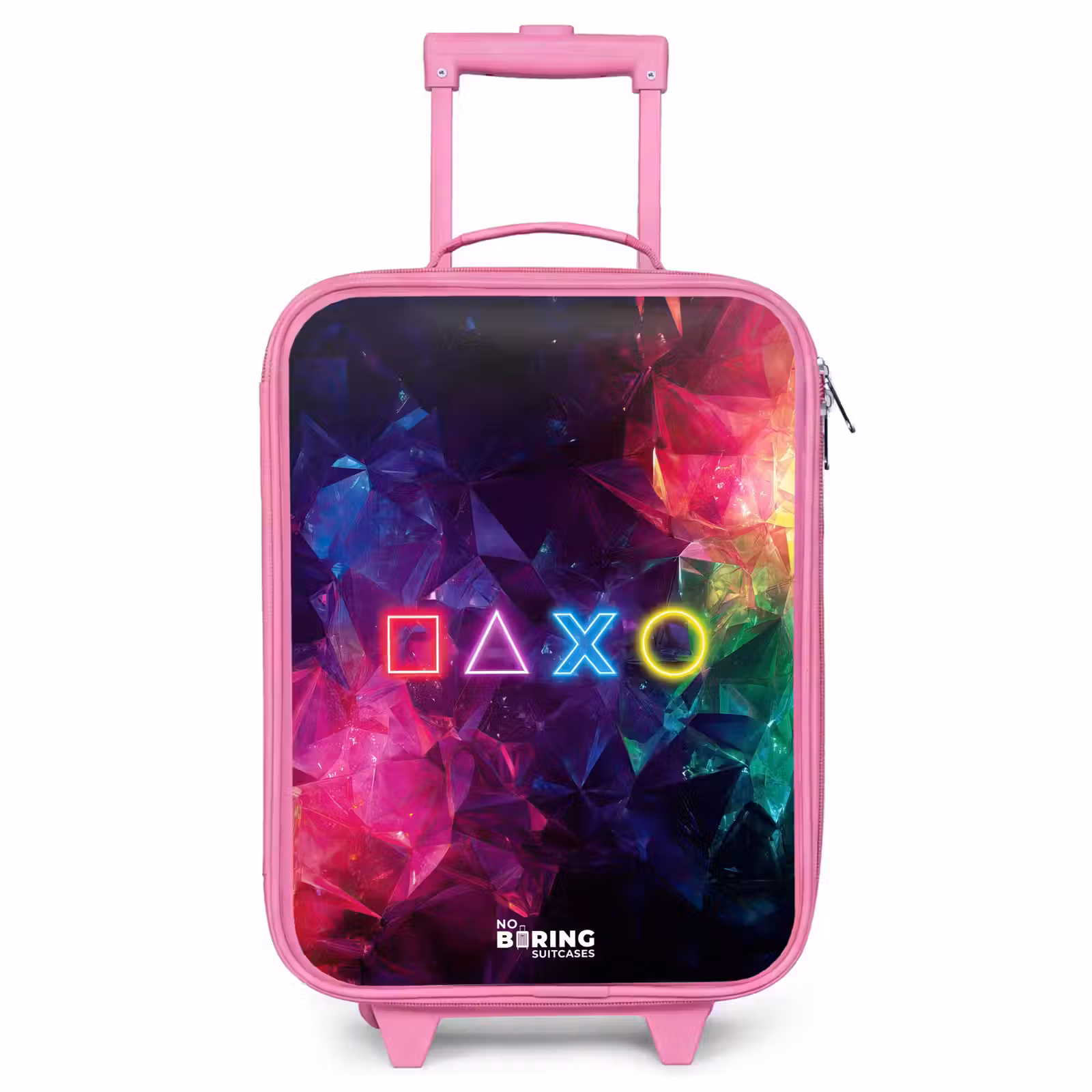 Children's suitcase - Pink - Controller - Symbols - Neon — 1