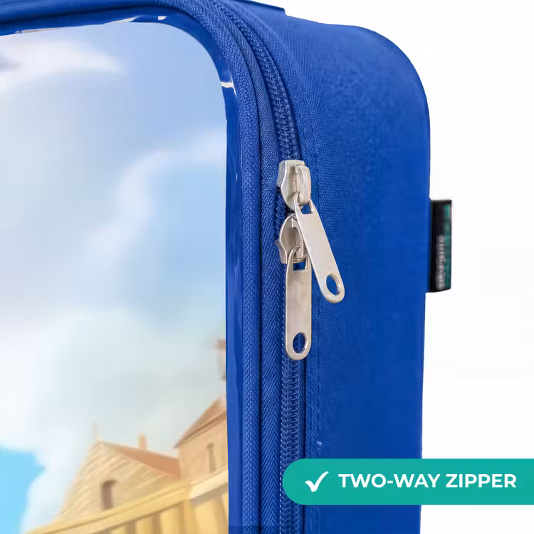 Children's suitcase - Blue - Fire truck through town — 6