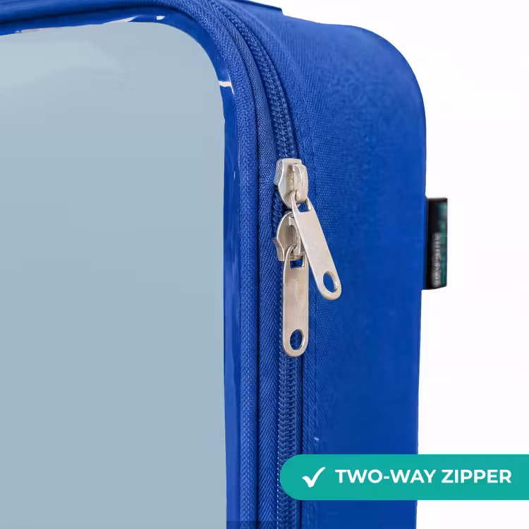 Children's suitcase - Blue - Red trigger blue background — 6