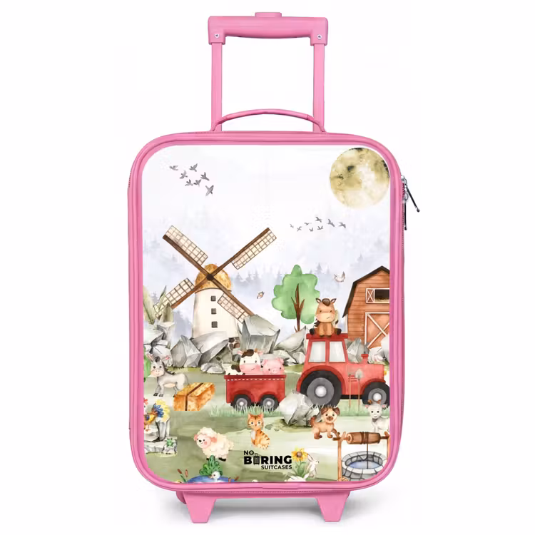 Children's suitcase - Pink - Farm experience — 1