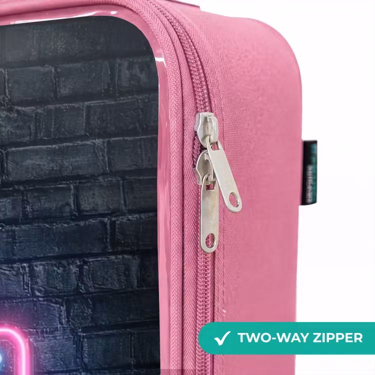 Children's suitcase - Pink - Game - Letters - Neon — 4