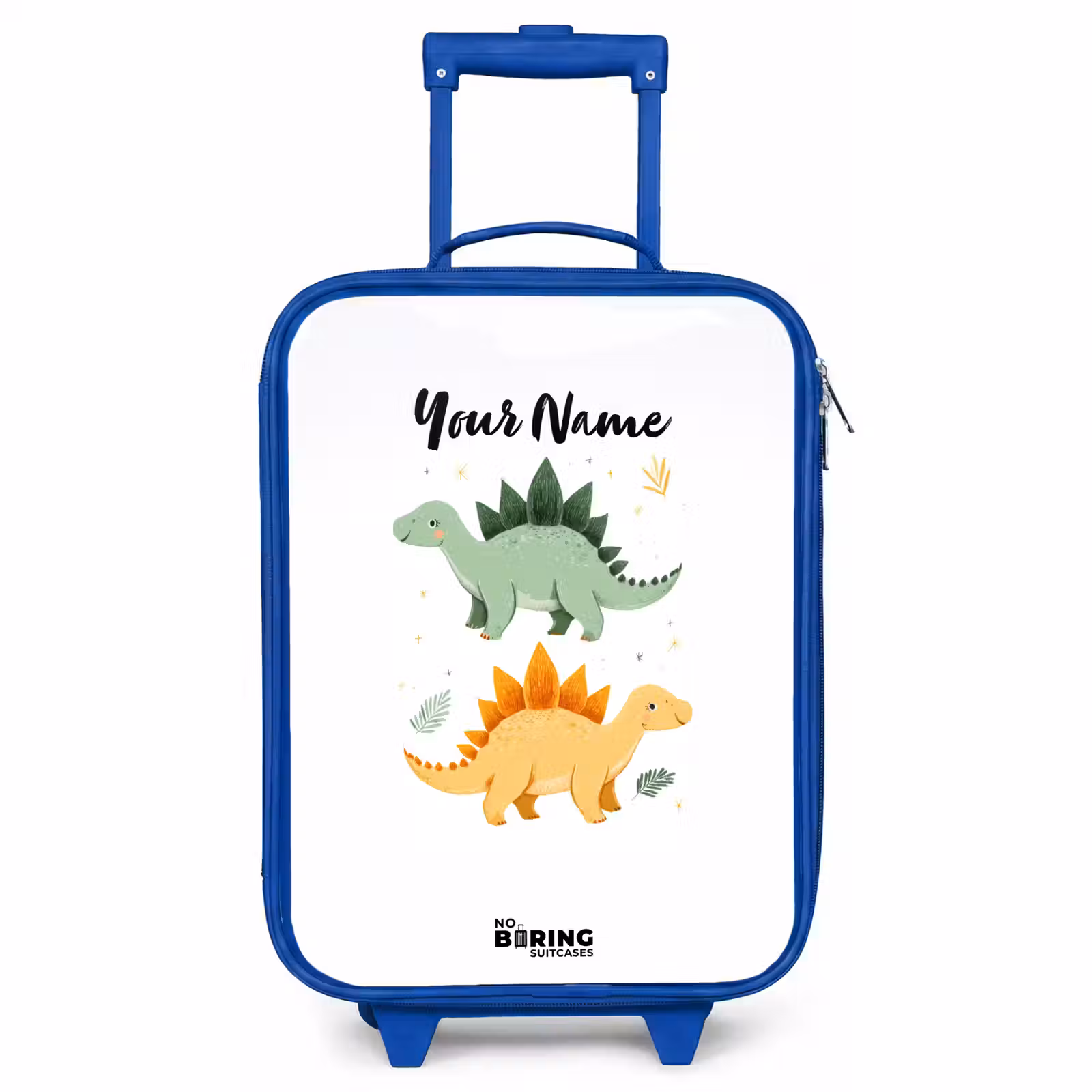Children's suitcase - Blue - Dinos - Animals - Green - Orange — 1
