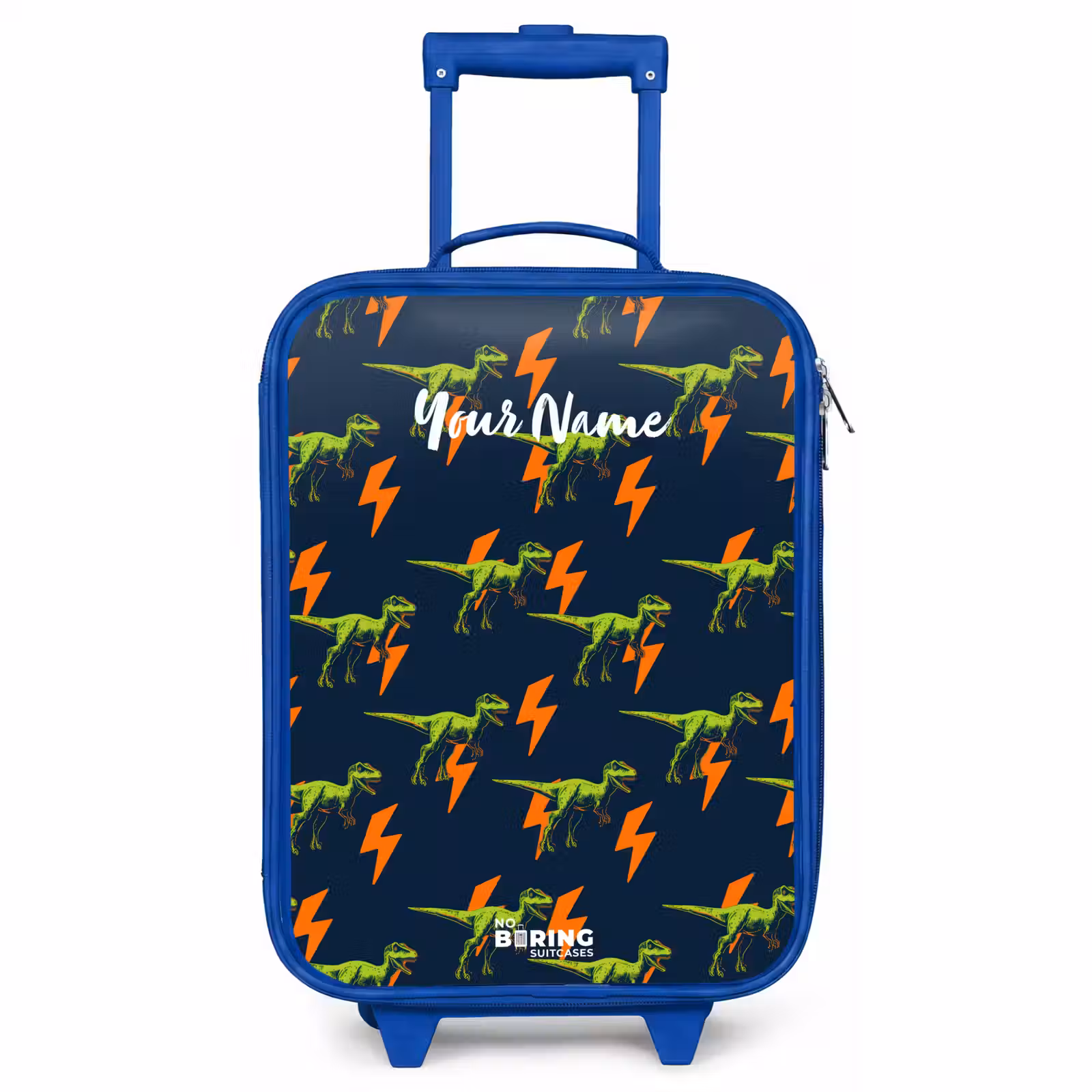 Children's suitcase - Blue - Dinos - Lightning - Animals - Blue — 1