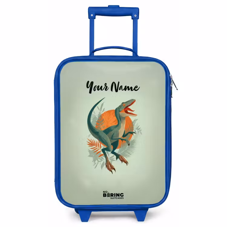 Children's suitcase - Blue - Animal - Dino - Nature — 1