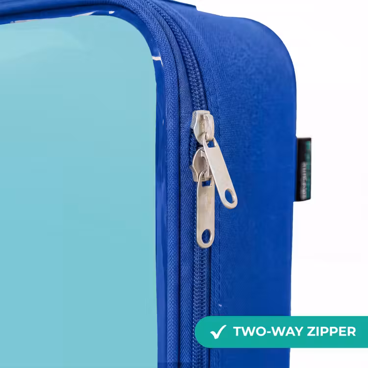 Children's suitcase - Blue - Dino - Animal - Sunglasses — 6