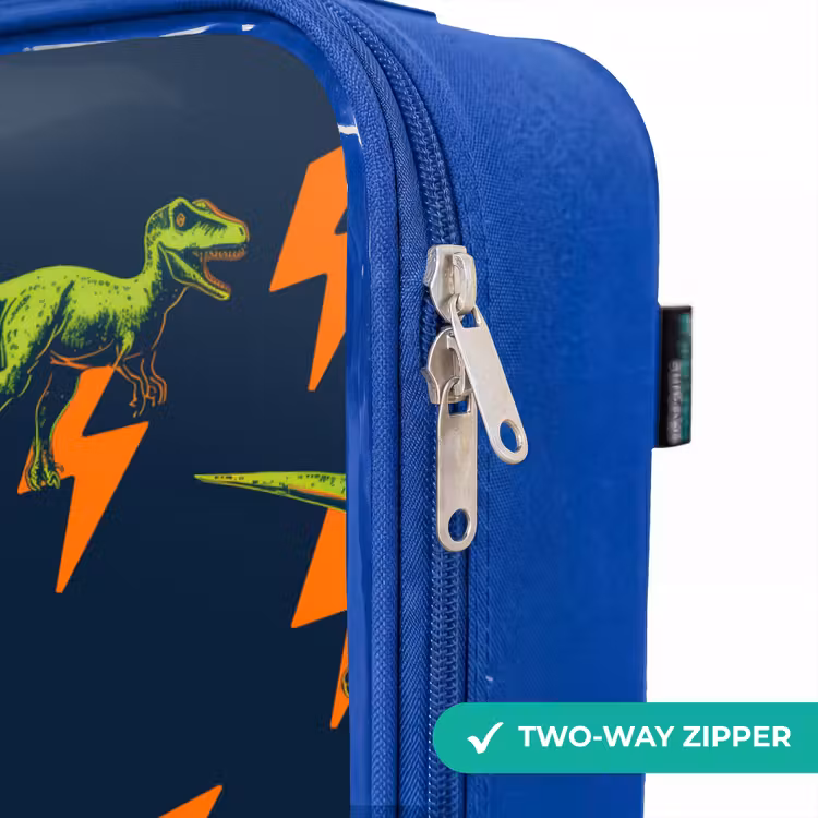 Children's suitcase - Blue - Dinos - Lightning - Animals - Blue — 6