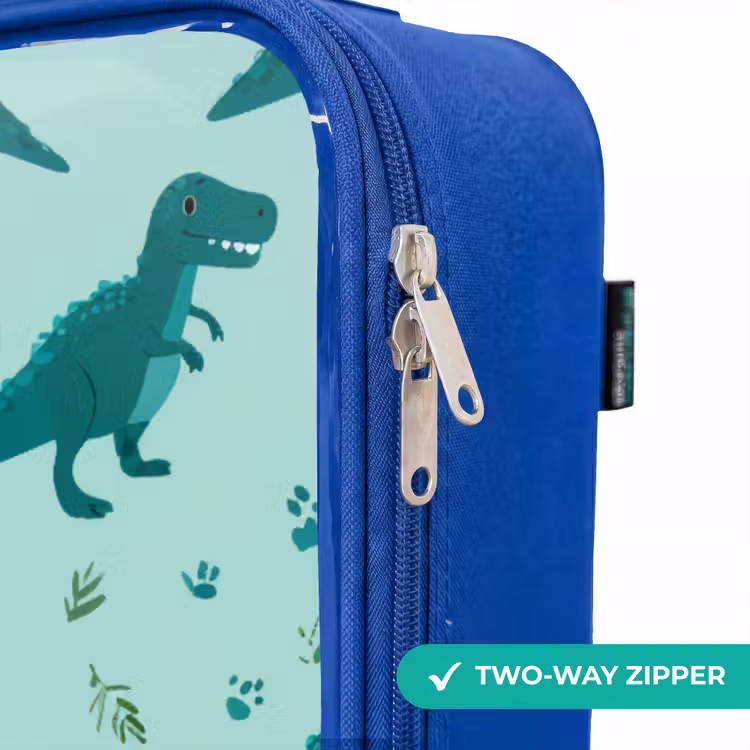 Children's suitcase - Blue - Dinos - Pattern - Green — 6